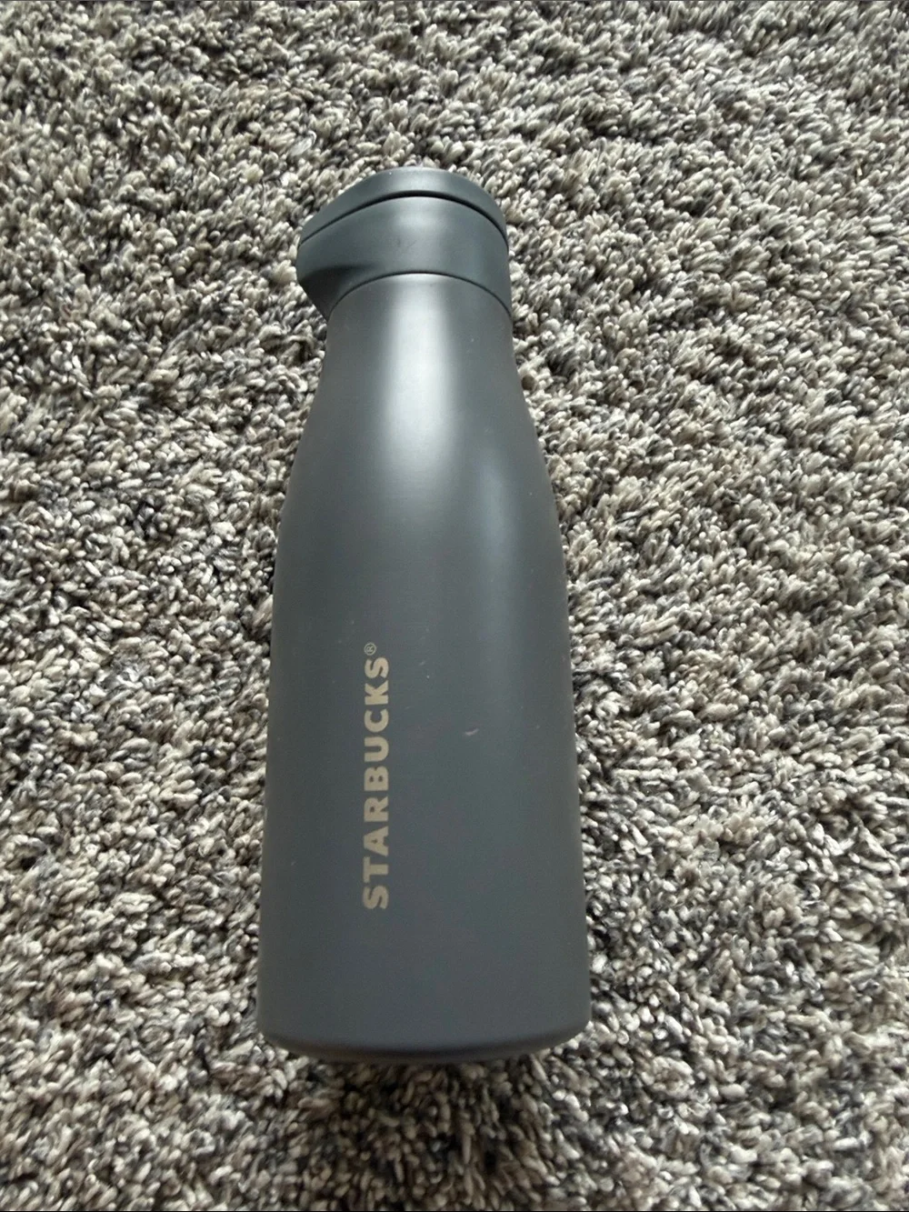 Starbucks Winter Dog Gray Stainless Travel Bottle